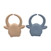 big horn sheep shaped natural latex teether toy